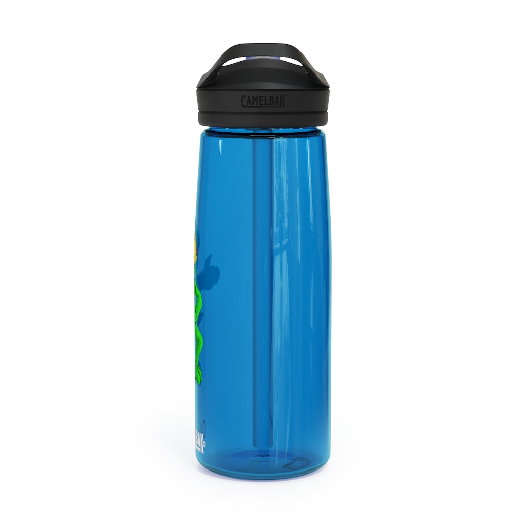 Clawmep CamelBak Eddy® Water Bottle in 20oz and 25oz sizes, showcasing its durable Tritan™ material and spill-proof design.